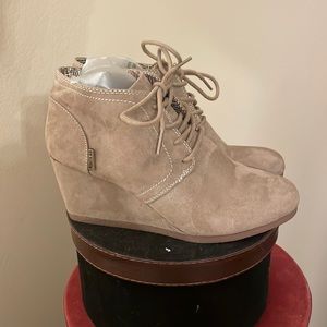 Route 66 Faux Suede Wedges